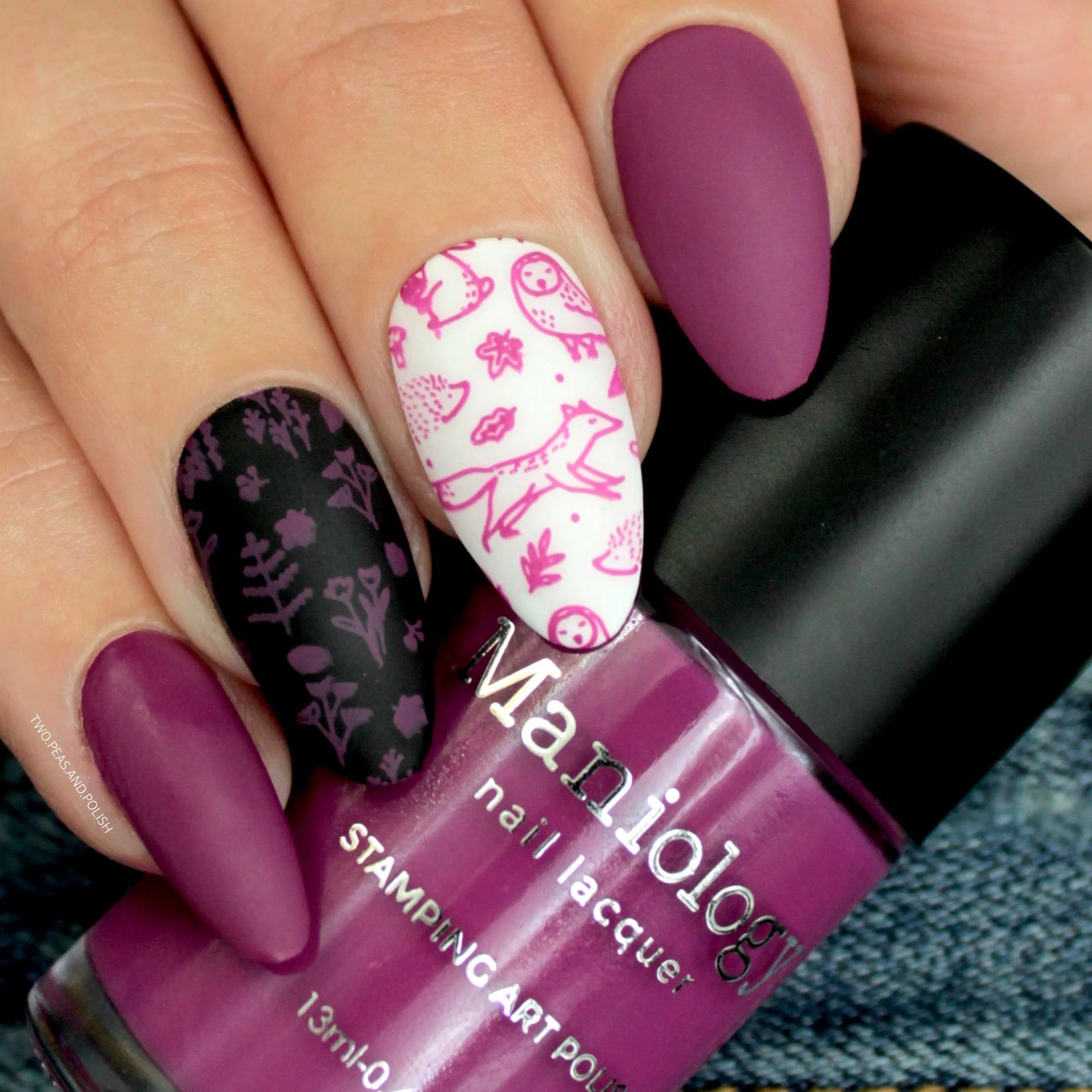 Autumn Blossom: 3-Piece Cream Stamping Art Polish Set