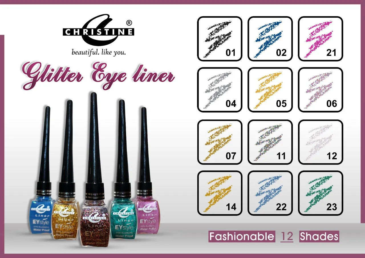 CHRISTINE GLITTER EYE LINER 07