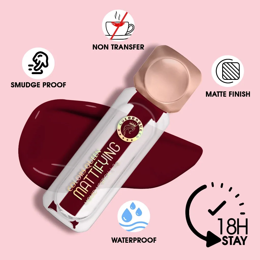 Colors Queen Mattifying Matte Liquid Lipstick