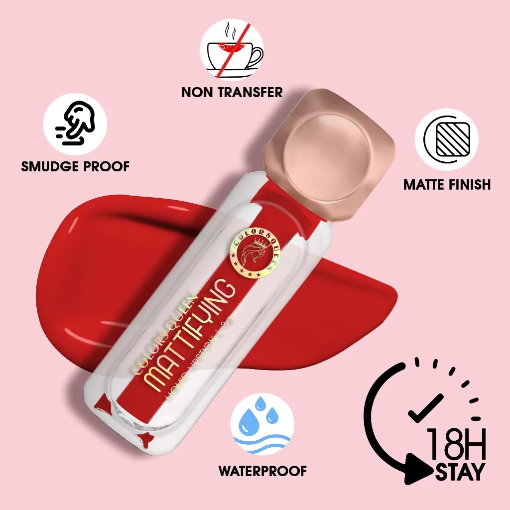 Colors Queen Mattifying Matte Liquid Lipstick