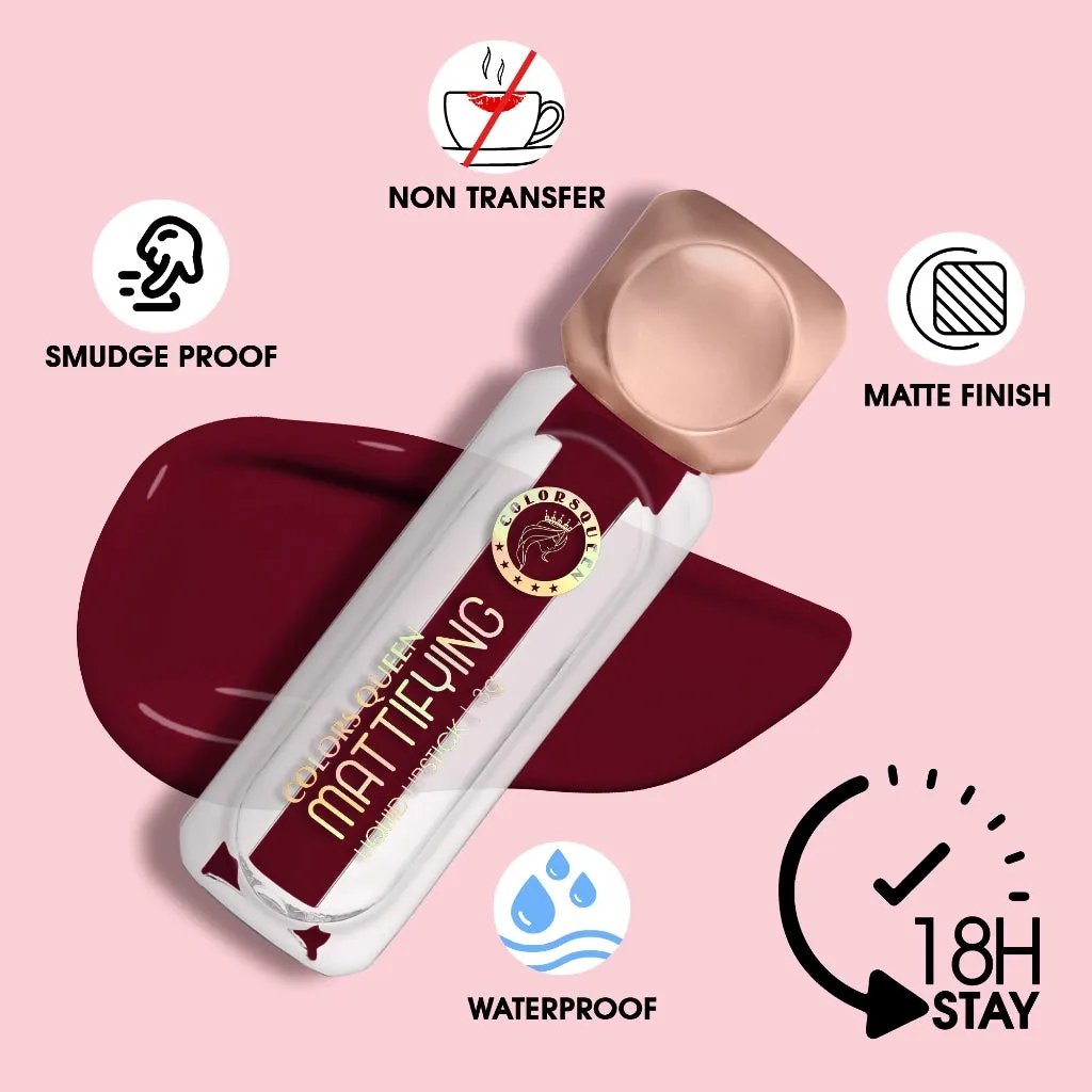 Colors Queen Mattifying Matte Liquid Lipstick