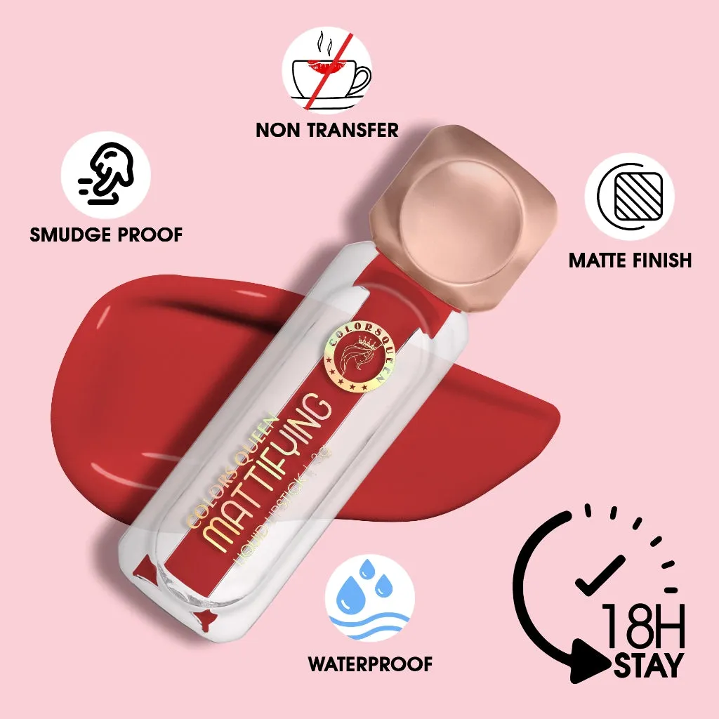 Colors Queen Mattifying Matte Liquid Lipstick