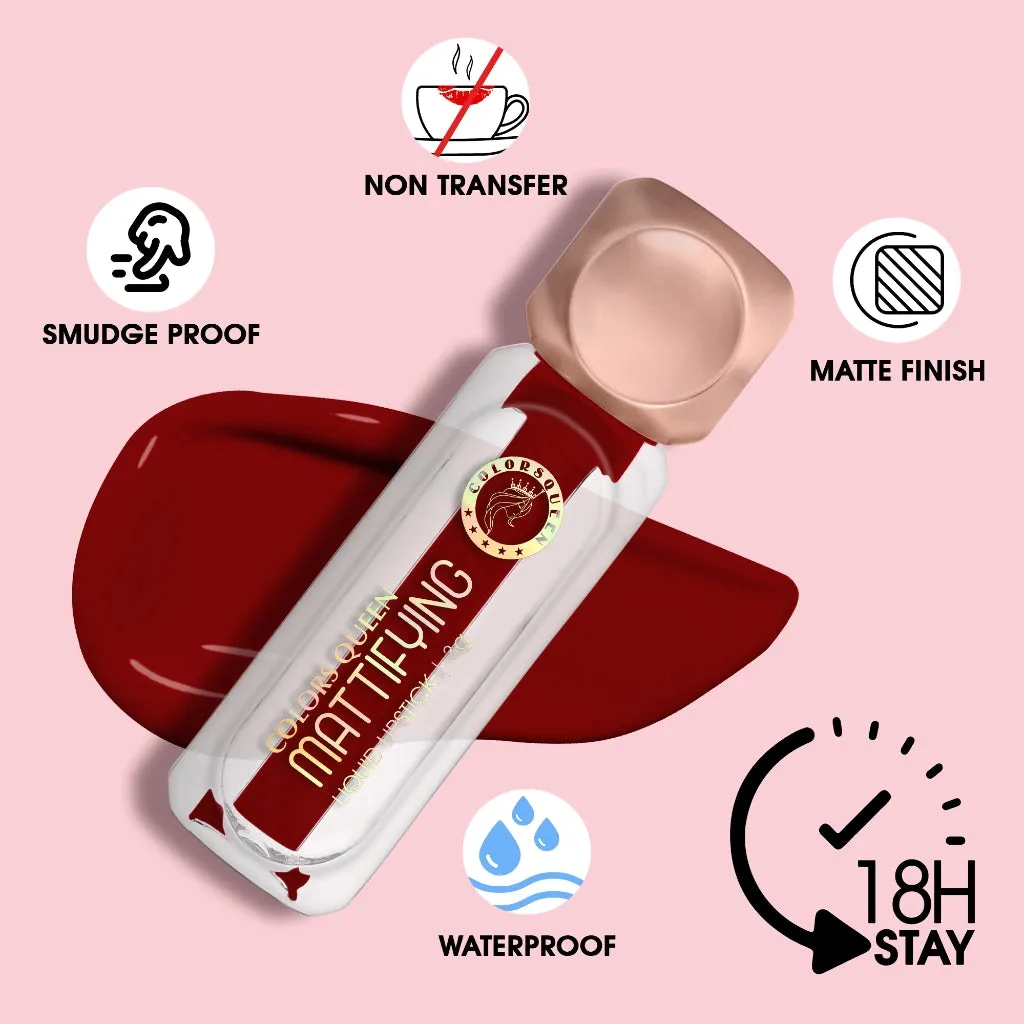 Colors Queen Mattifying Matte Liquid Lipstick