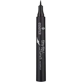 Cosmetics Tiny Tip Liner Waterproof Eyeliner 01 Deep Black Makeup, Essence