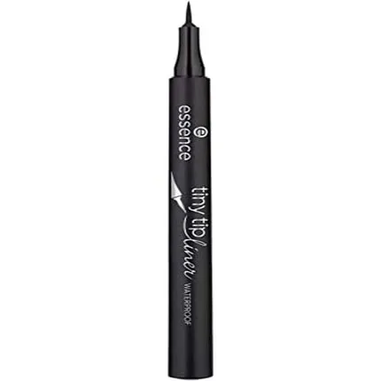 Cosmetics Tiny Tip Liner Waterproof Eyeliner 01 Deep Black Makeup, Essence