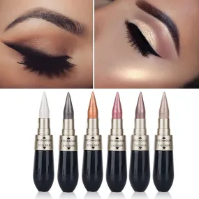 Double-End 2-In-1 Pearly Glimmer Waterproof Eyeshadow