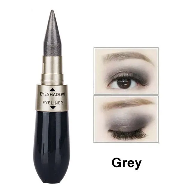 Double-End 2-In-1 Pearly Glimmer Waterproof Eyeshadow