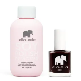 ella mila - Soy Polish Remover & Holiday Fling - .45oz