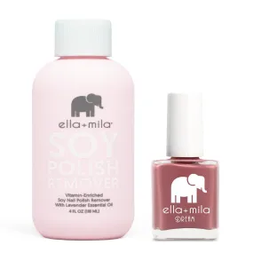 ella mila - Soy Polish Remover & Time for a Bond Fire - .45oz