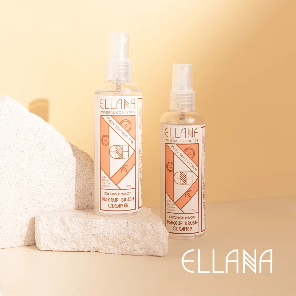Ellana Minerals Makeup Sanitizing Spray and Instant Brush Cleaner