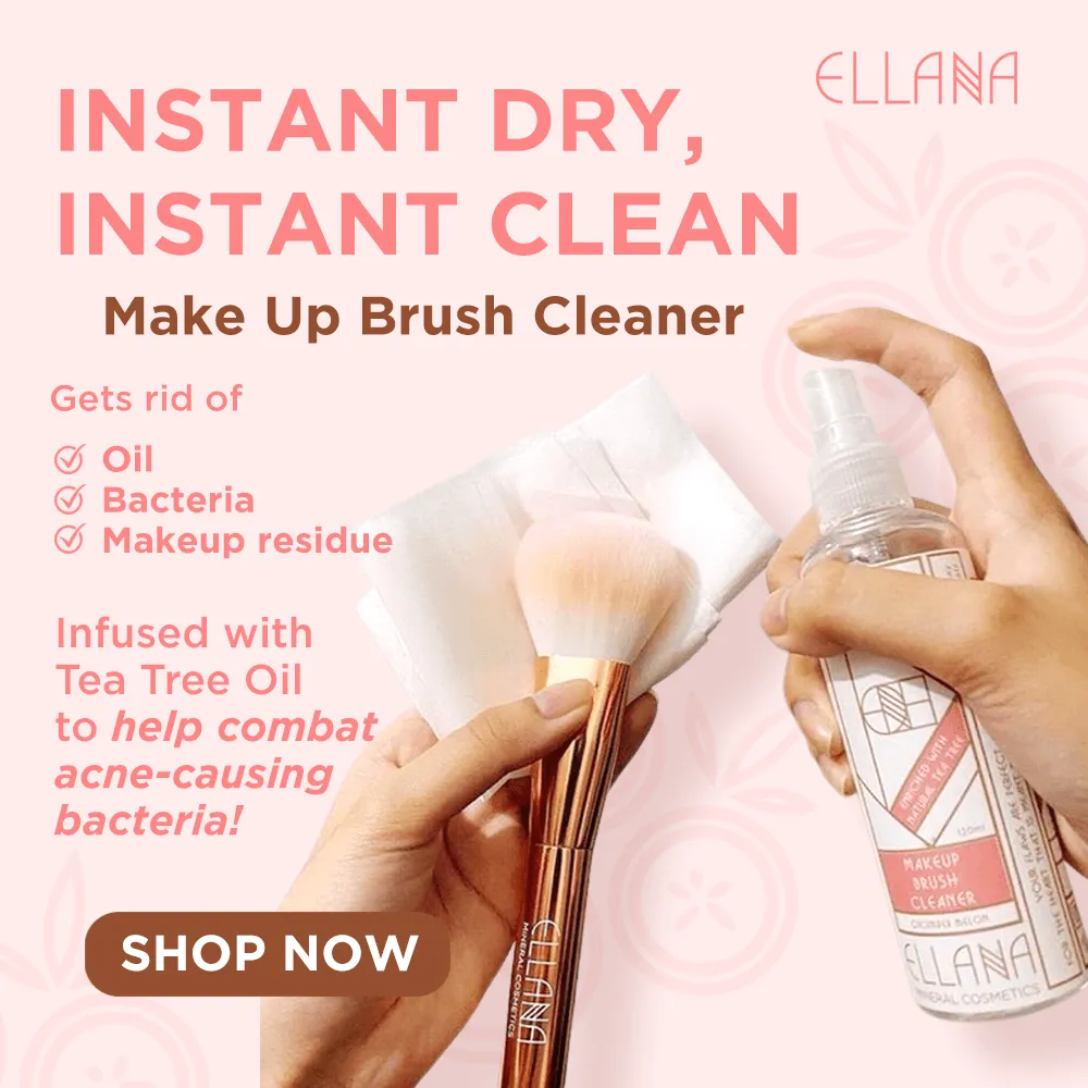 Ellana Minerals Makeup Sanitizing Spray and Instant Brush Cleaner