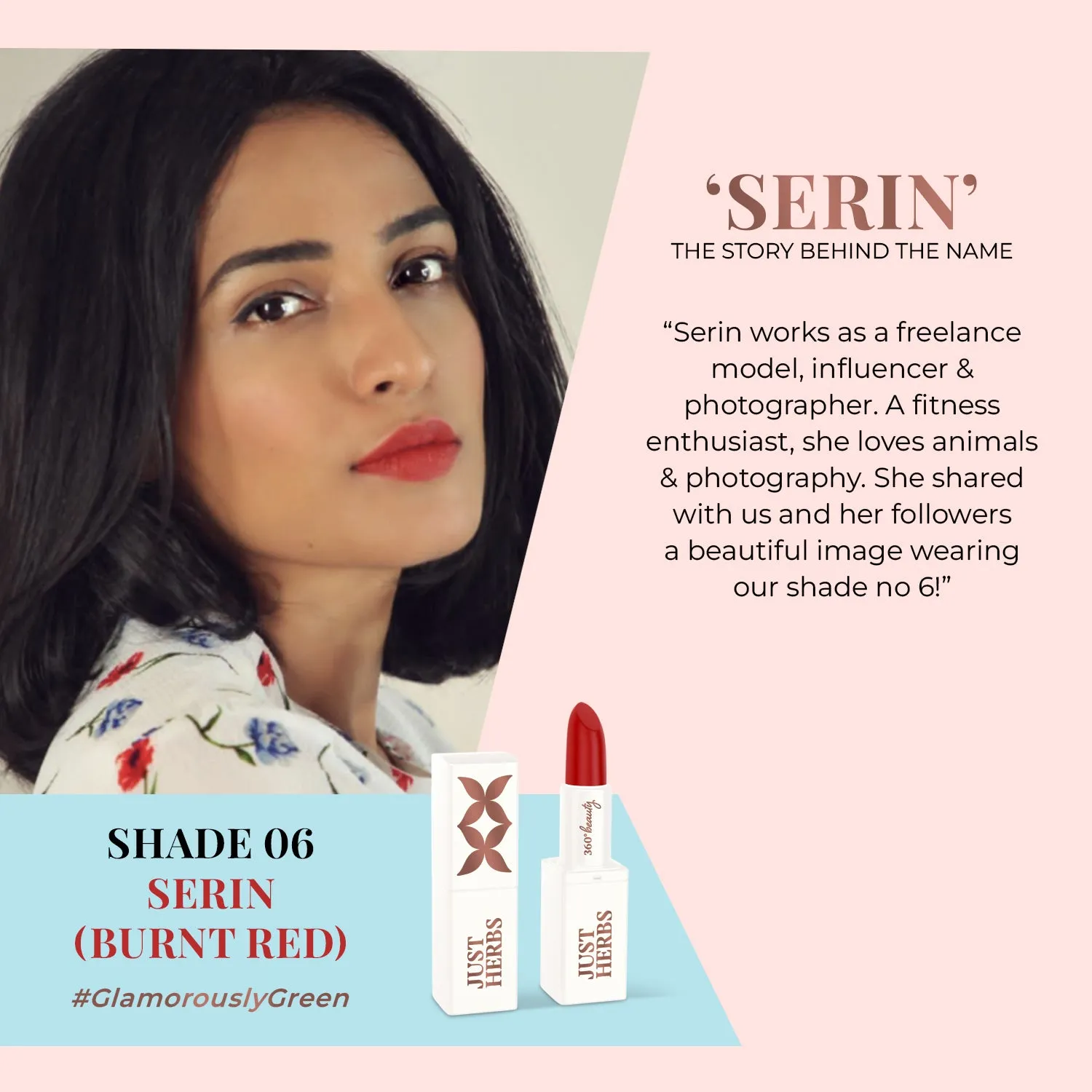 Herb Enriched Ayurvedic Lipstick - Half Size
