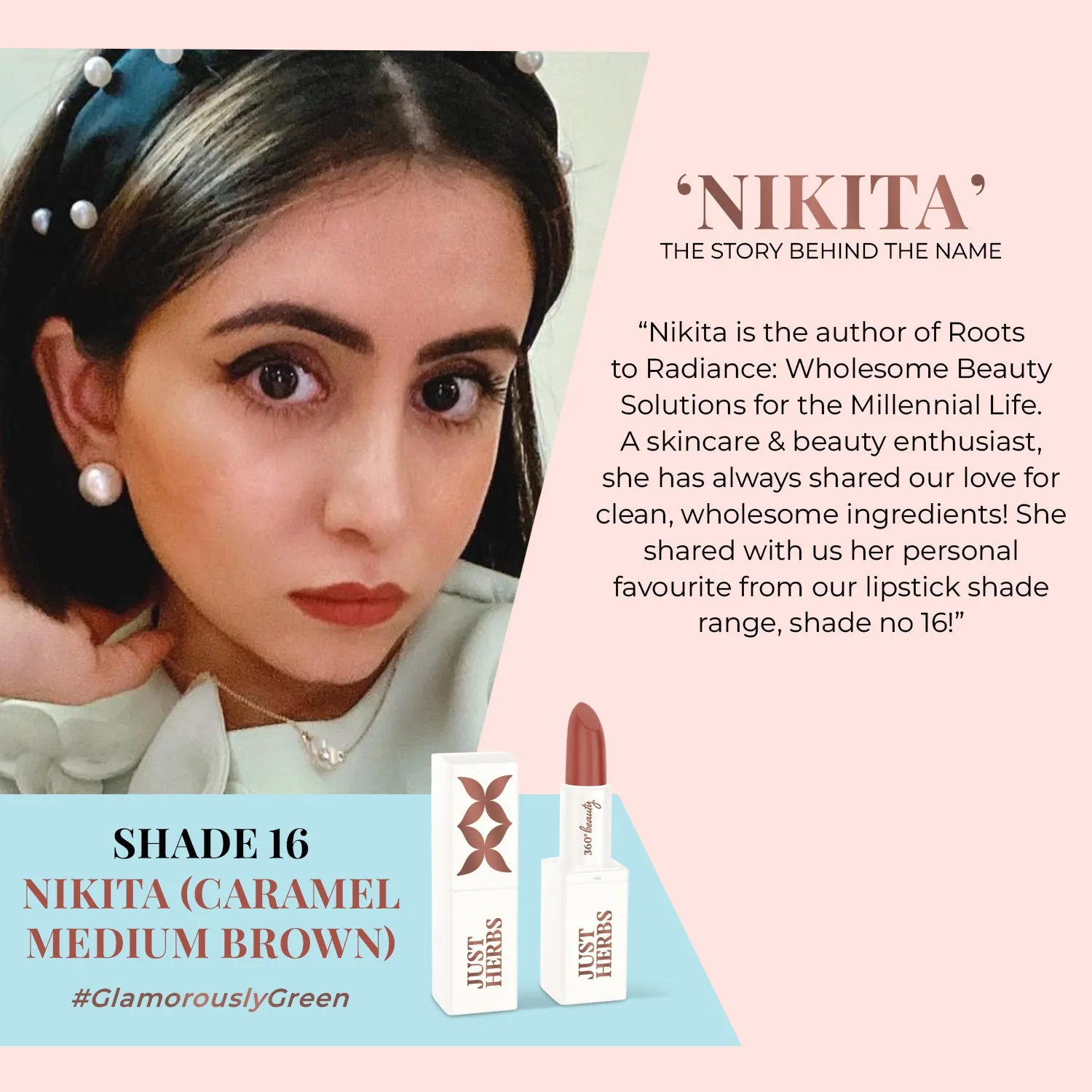 Herb Enriched Ayurvedic Lipstick - Half Size