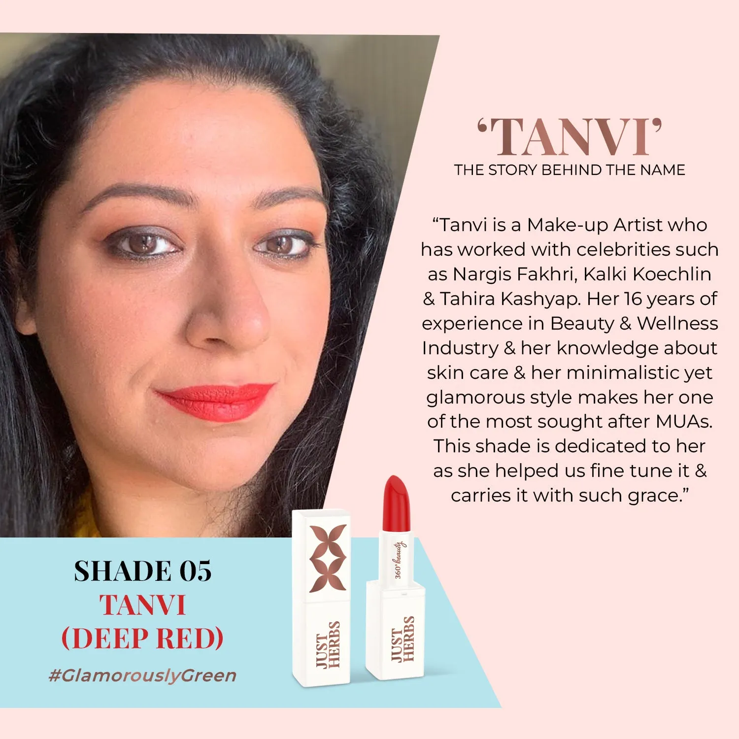 Herb Enriched Ayurvedic Lipstick - Half Size