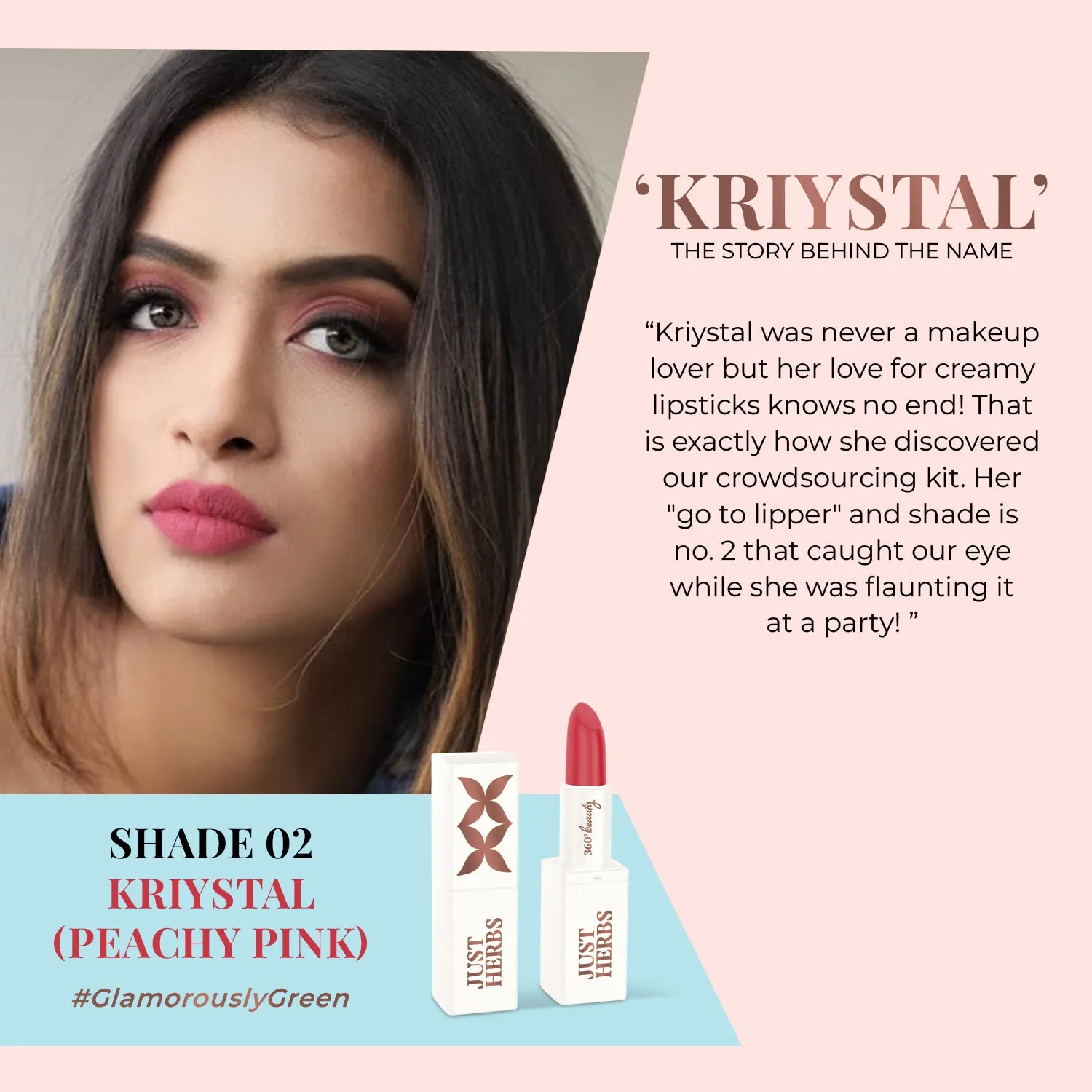 Herb Enriched Ayurvedic Lipstick - Half Size