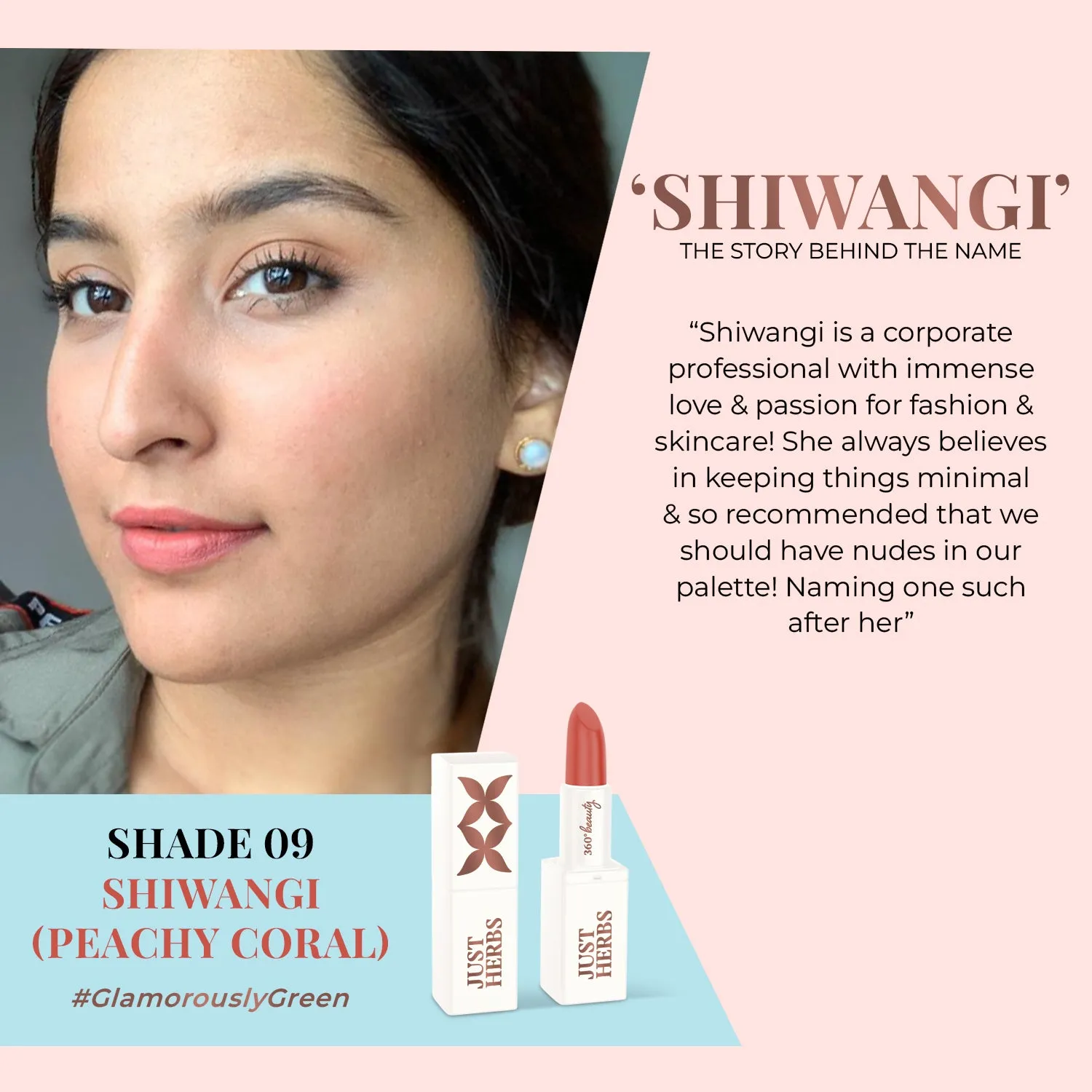 Herb Enriched Ayurvedic Lipstick - Half Size