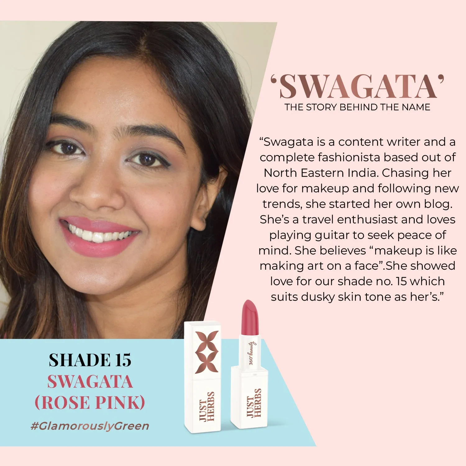 Herb Enriched Ayurvedic Lipstick - Half Size