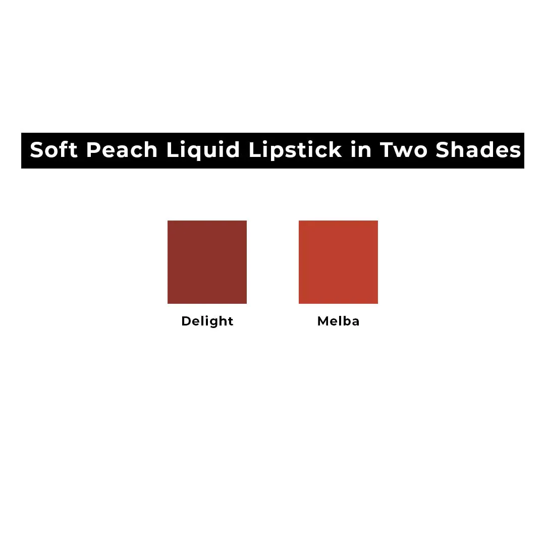 I Heart Revolution Tasty Peach Soft Peach Liquid Lipstick Melba