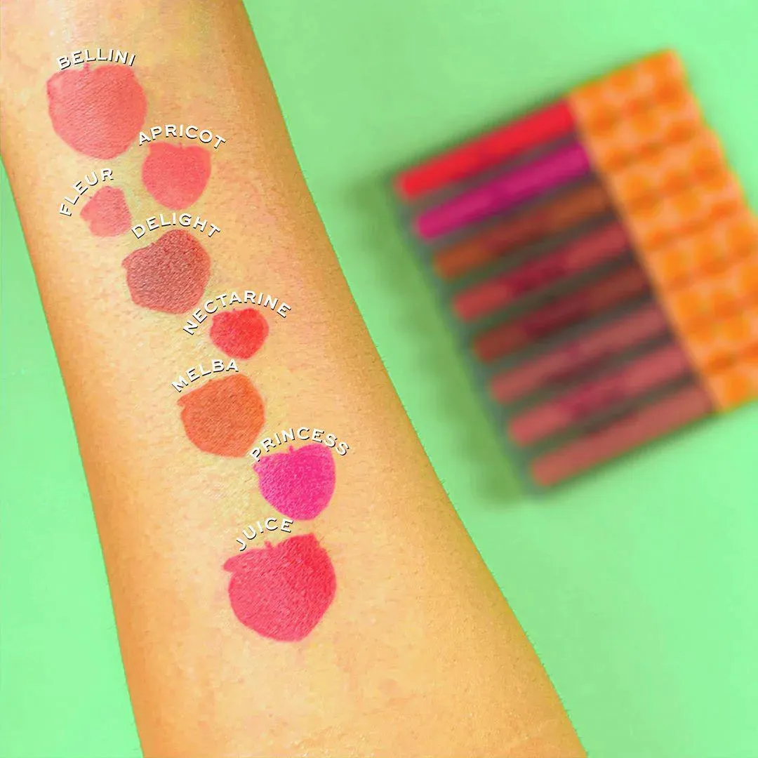 I Heart Revolution Tasty Peach Soft Peach Liquid Lipstick Melba