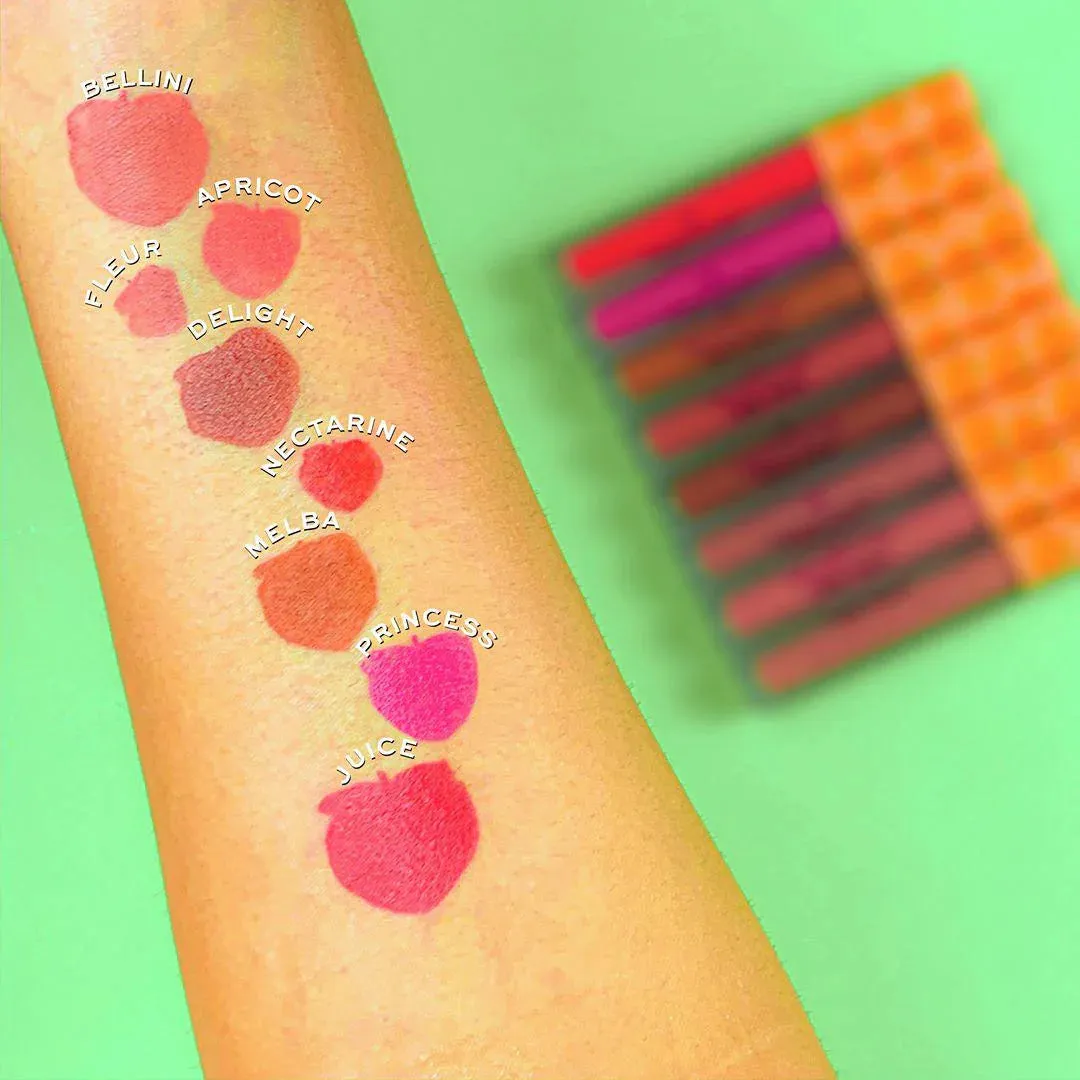 I Heart Revolution Tasty Peach Soft Peach Liquid Lipstick Melba