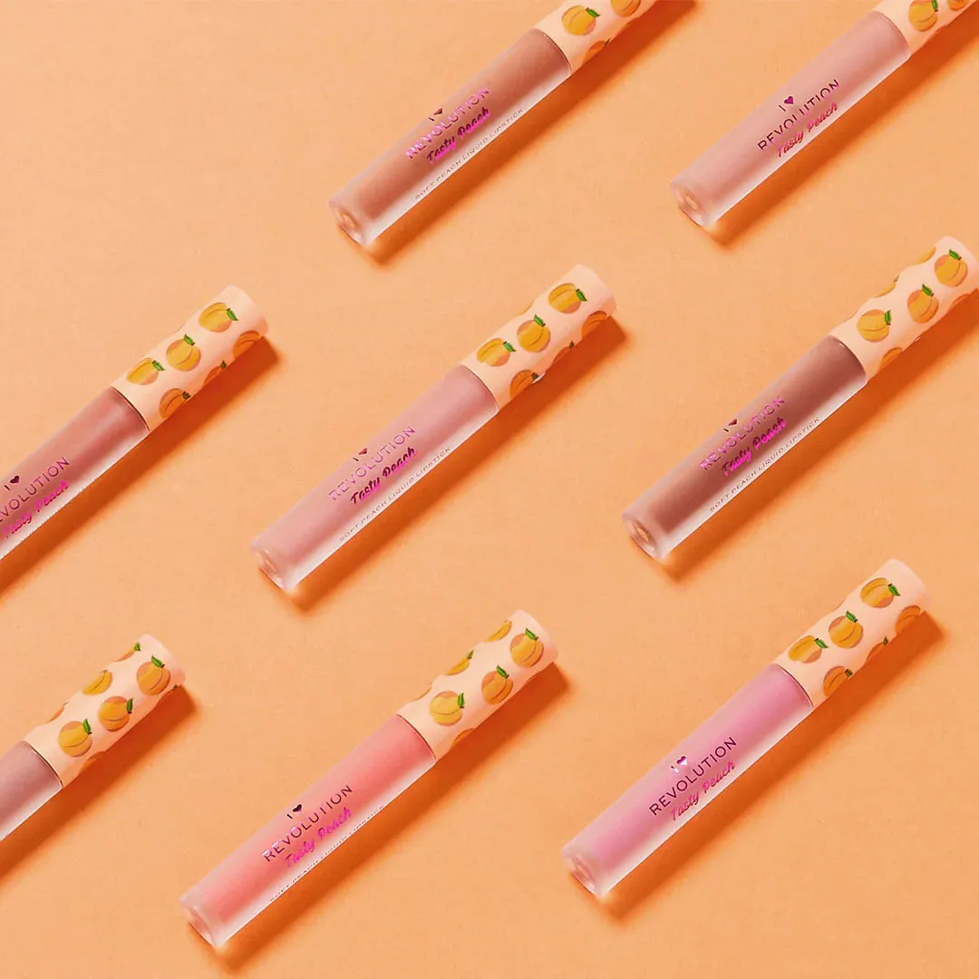 I Heart Revolution Tasty Peach Soft Peach Liquid Lipstick Melba