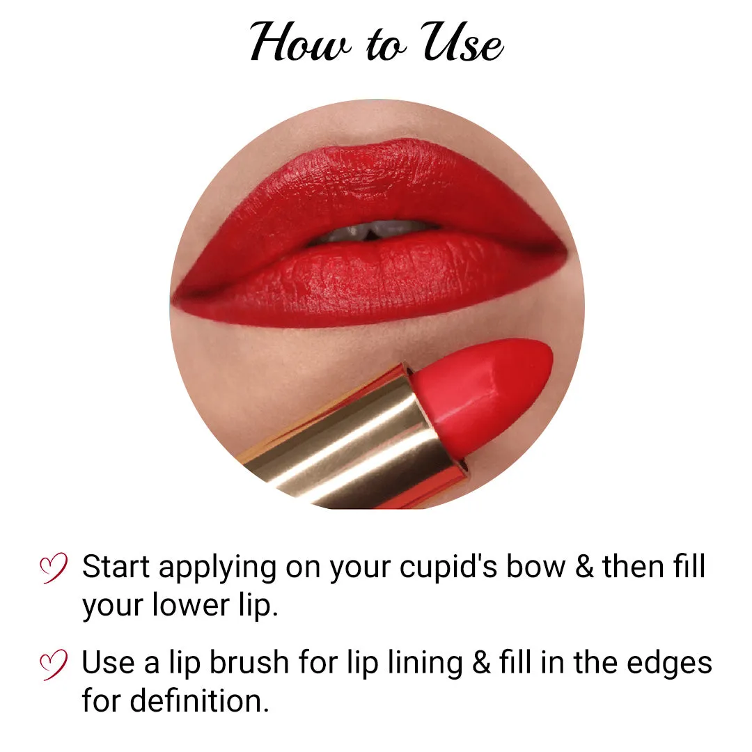 Iba Pure Lips Long Stay Matte Lipstick-M07- Red Velvet
