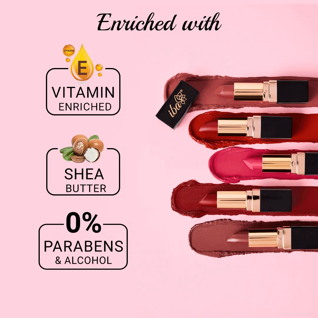 Iba Pure Lips Long Stay Matte Lipstick- M20 Truffle Candy