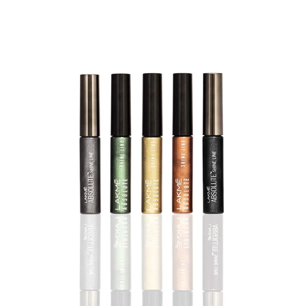 Lakme Absolute Shine Line Eye Liner, Sparkling Olive, 4.5 ml