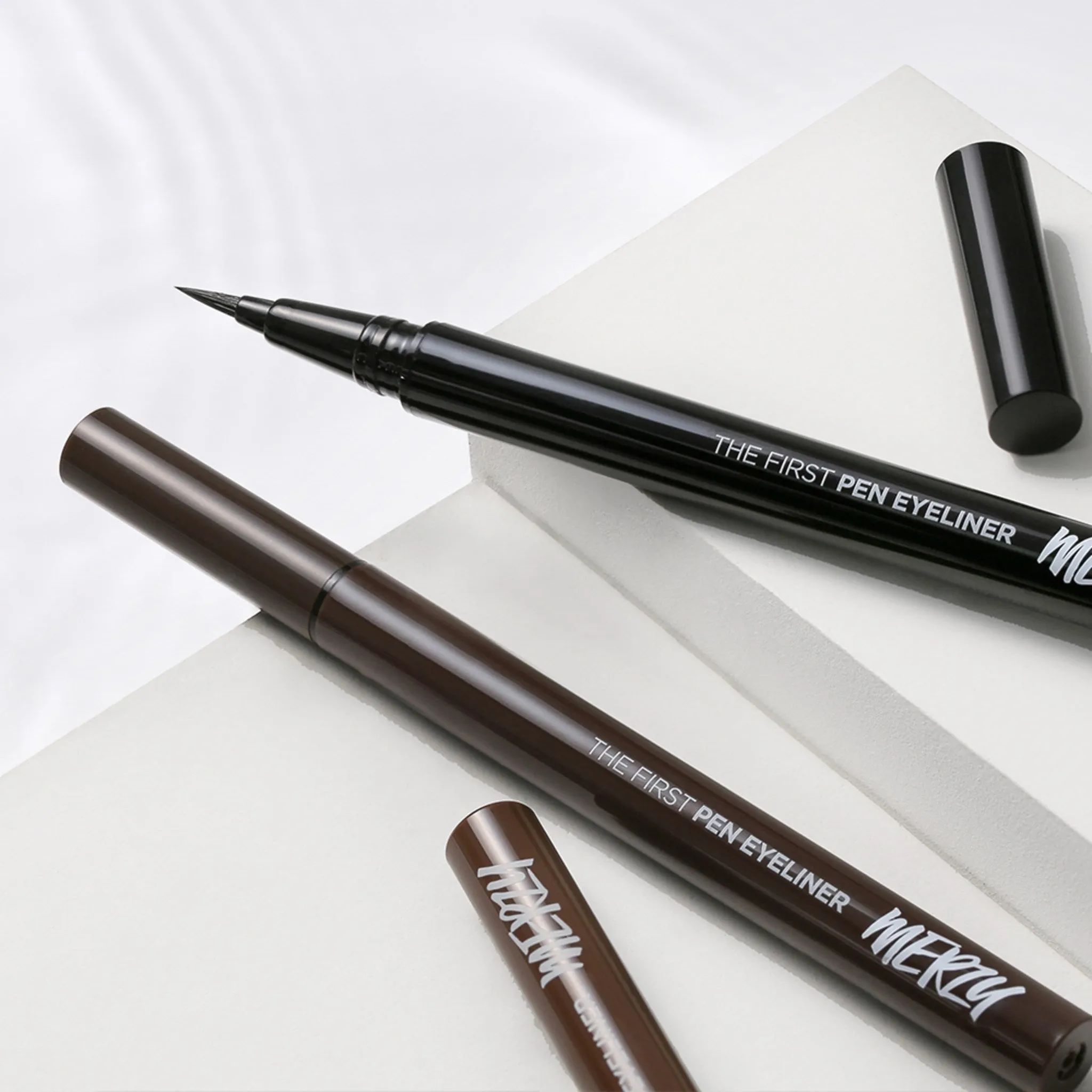 Merdy The First Pen Eyeliner 0.5g, Brown, 2pcs - Eyeliner - 🏆 #33 - Beauty - Best of December