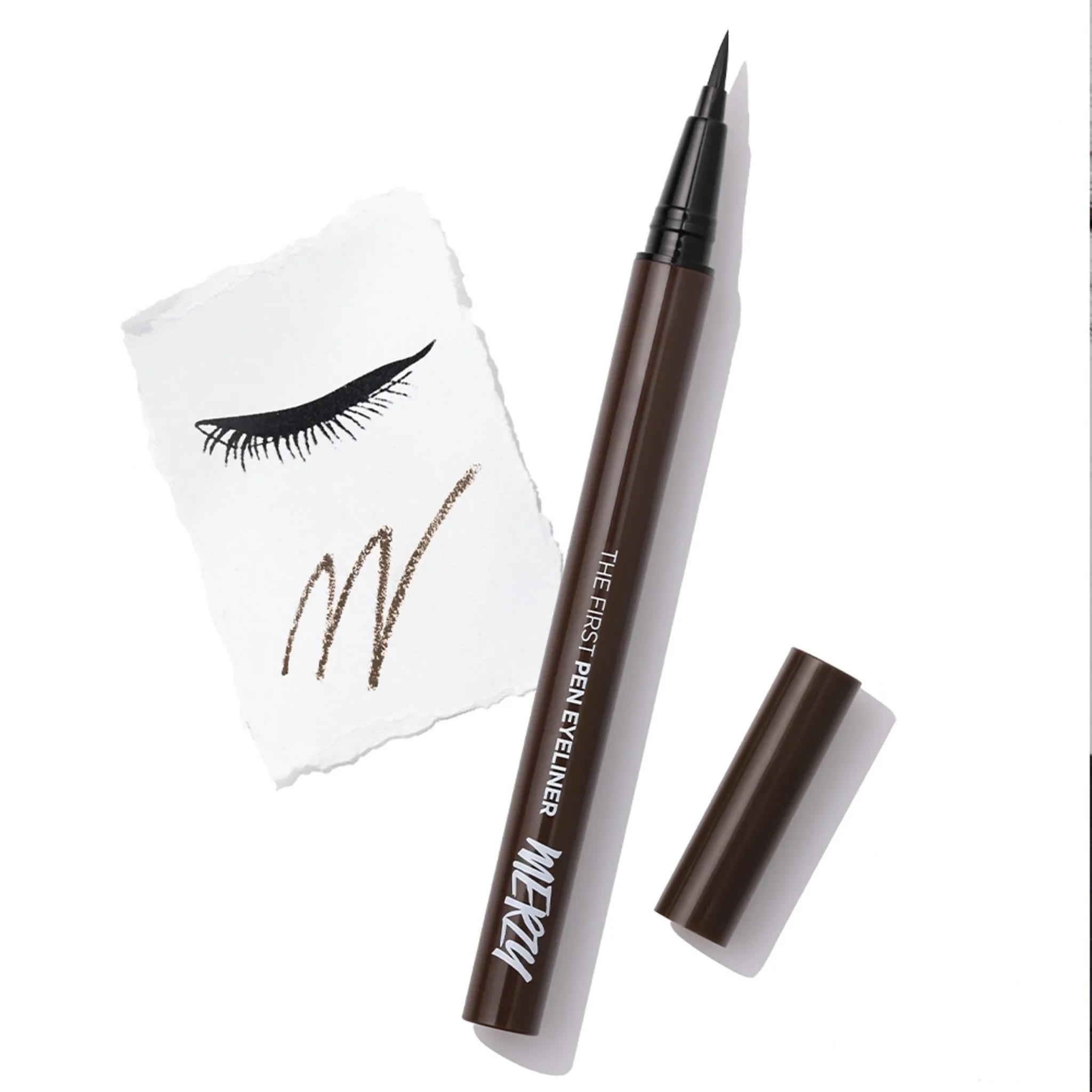 Merdy The First Pen Eyeliner 0.5g, Brown, 2pcs - Eyeliner - 🏆 #33 - Beauty - Best of December