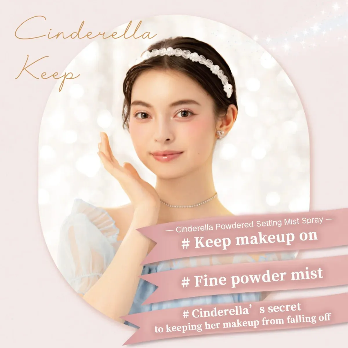 MILLEFEE Cinderella Powdered Setting Mist Spray 40ml