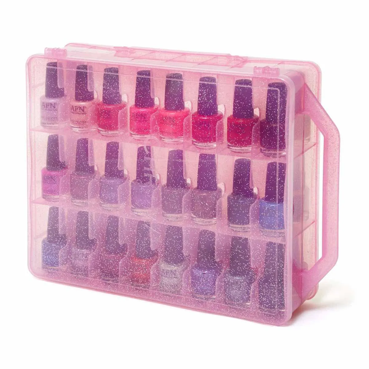 Nail Polish Case Holder - Fits 48 Bottles and is Compact & Lightweight