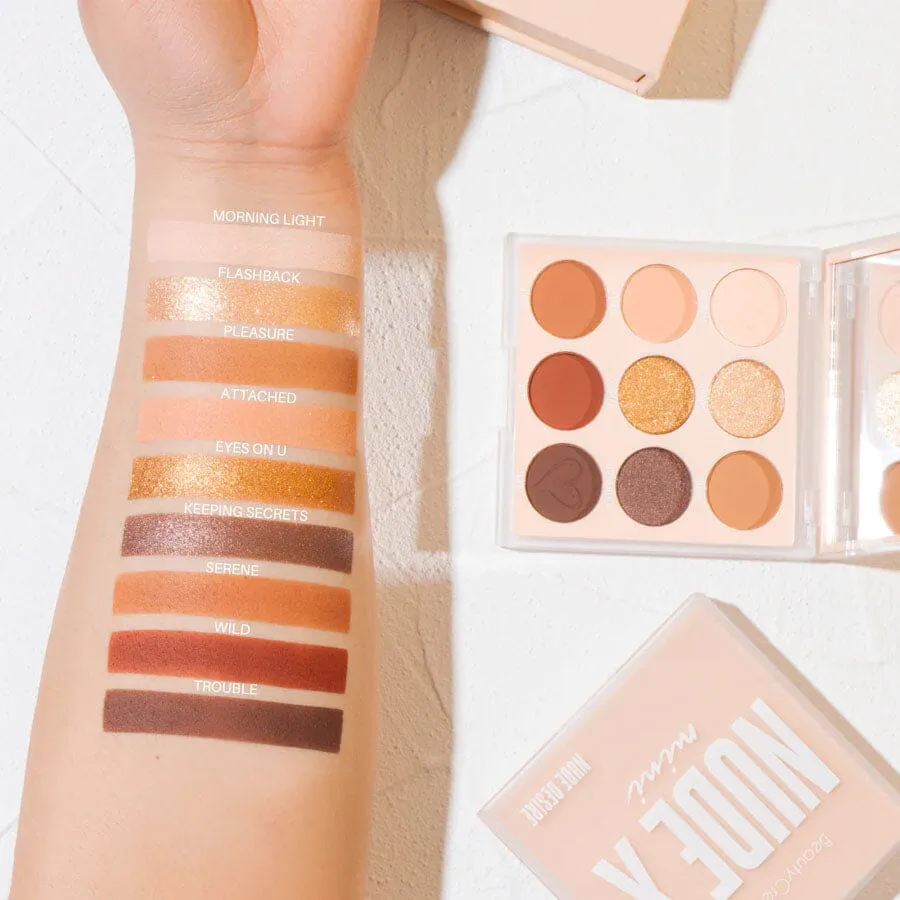 Nude X Mini  9 Colors Shadow Palette Display Set (1 unit)
