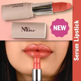 NY Bae Runway Serum Lipstick - Nude Puddle 02 (4.8 g) | Nude | Highly Pigmented | Vitamin E & Fruit Oils | Lightweight | Non-Drying