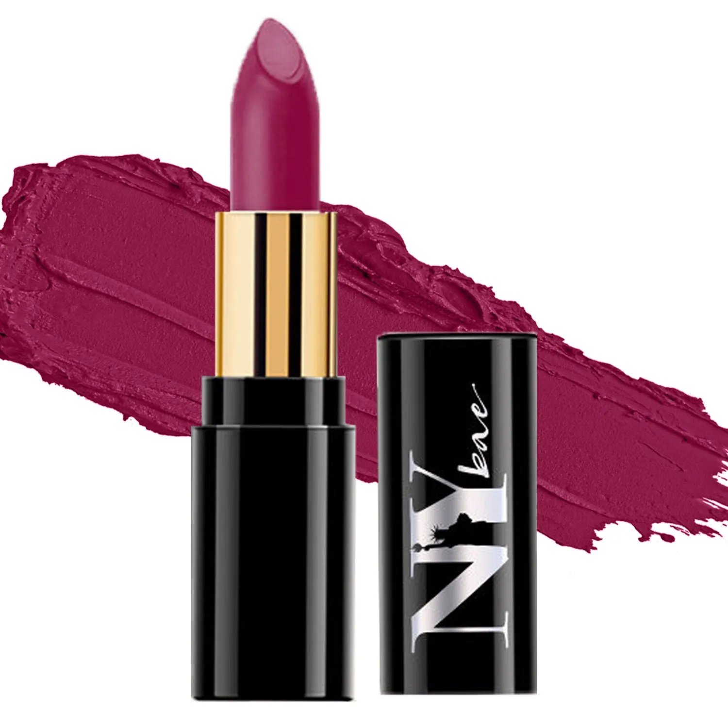 NY Bae Super Matte Lipstick - Maverick Madison 8 (4.2 g) | Purple | Loaded With Vitamin E | Rich Colour | Long lasting | Smudgeproof | Vegan