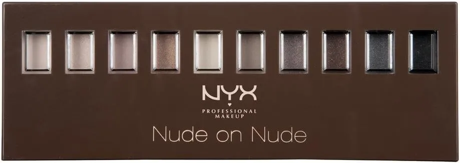 NYX S119 Nude on Nude Box of Eyeshadows - NXS119