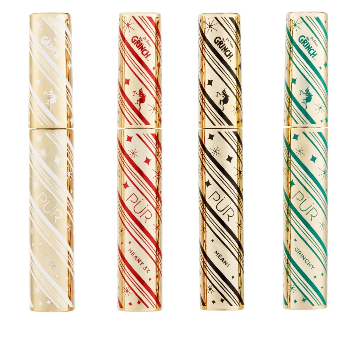 PUR Cosmetics Dr. Seuss' The Grinch Heart Line 4 Piece Eyeliner Set