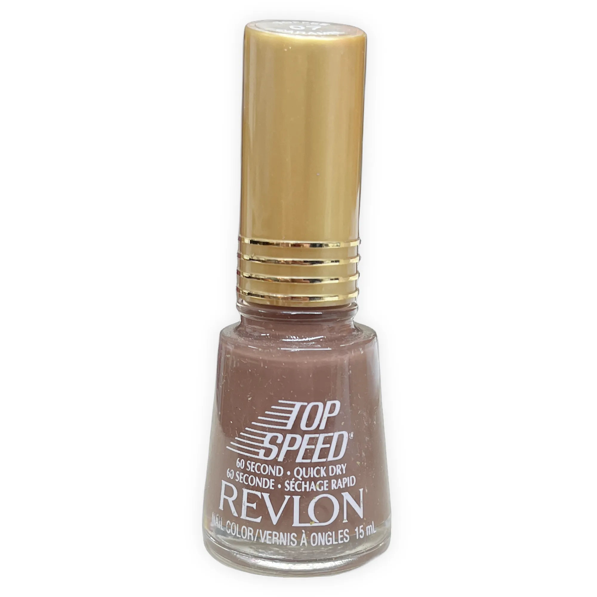 Revlon Top Speed Nail Polish 60 Second Quick Dry Toffee Caramel 07