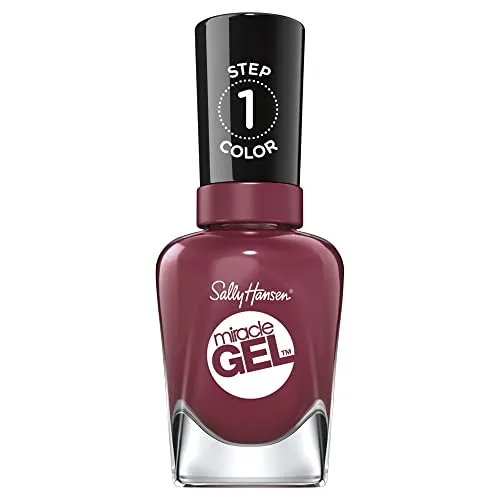 Sally Hansen Miracle Gel Nail Polish Shiny Top Coat, 101 Miracle Gel 3.0 Shiny Top Coat, 0.5 Fl Ounce