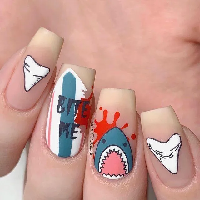 Shark Bait (B339) - Light Blue Cream Stamping Polish