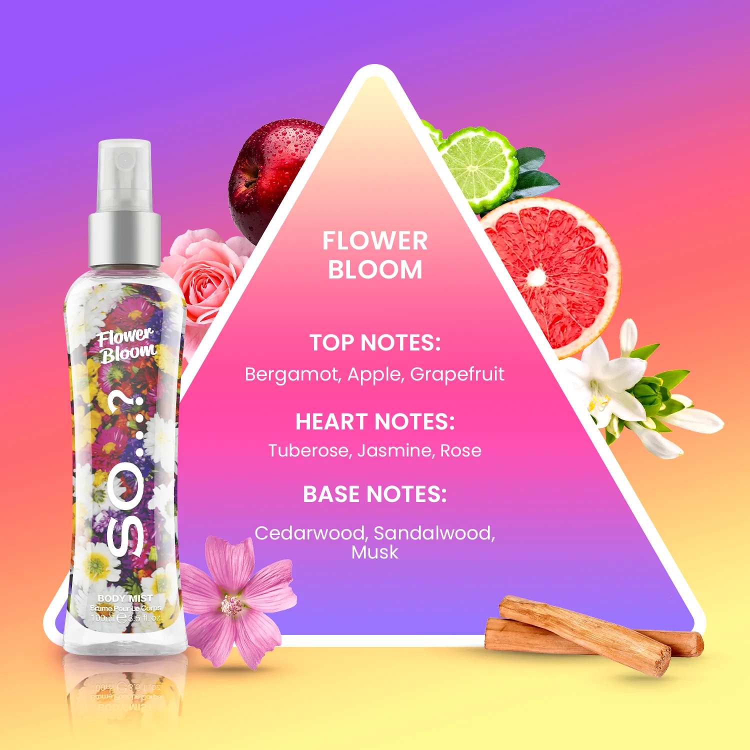 SO…? Flower Bloom Body Mist 100ml