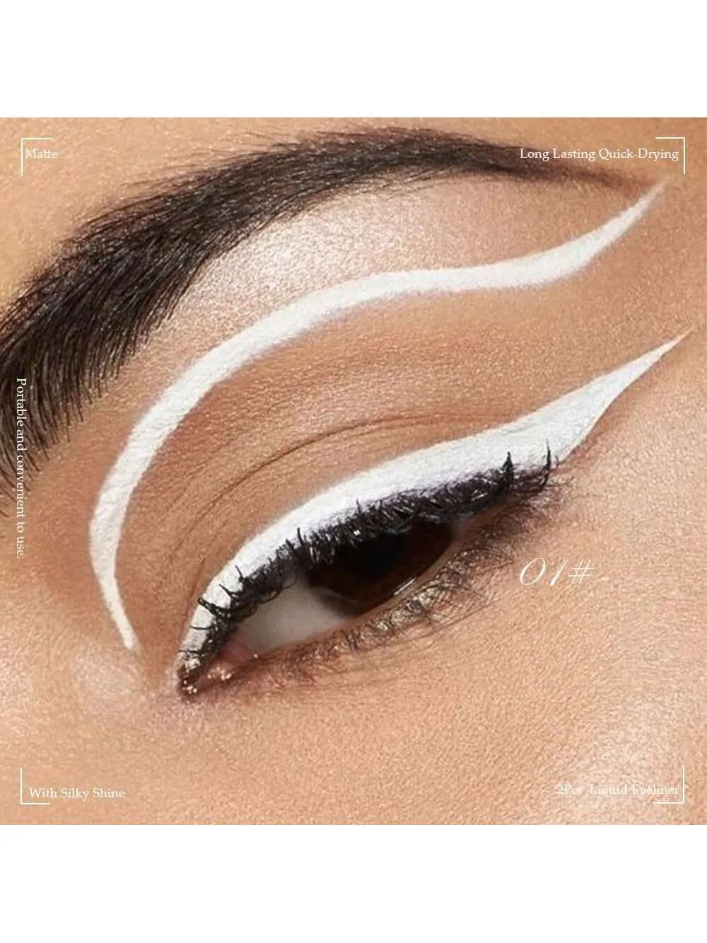 Waterproof Glitter Metallic Liquid Eyeliner Pencil - Smudge-Proof, Long-Lasting, Highly Pigmented, Dazzling Shimmer For Bold, Festive Looks - Quick-Dry, Smooth Application, Perfect Gift For Women