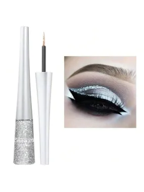 Waterproof Glitter Metallic Liquid Eyeliner Pencil - Smudge-Proof, Long-Lasting, Highly Pigmented, Dazzling Shimmer For Bold, Festive Looks - Quick-Dry, Smooth Application, Perfect Gift For Women